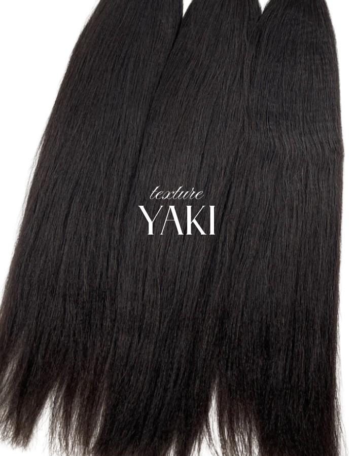 Extensions à clips, Virgin hair, Yaki, 100% naturels - Gieko Studio Genève