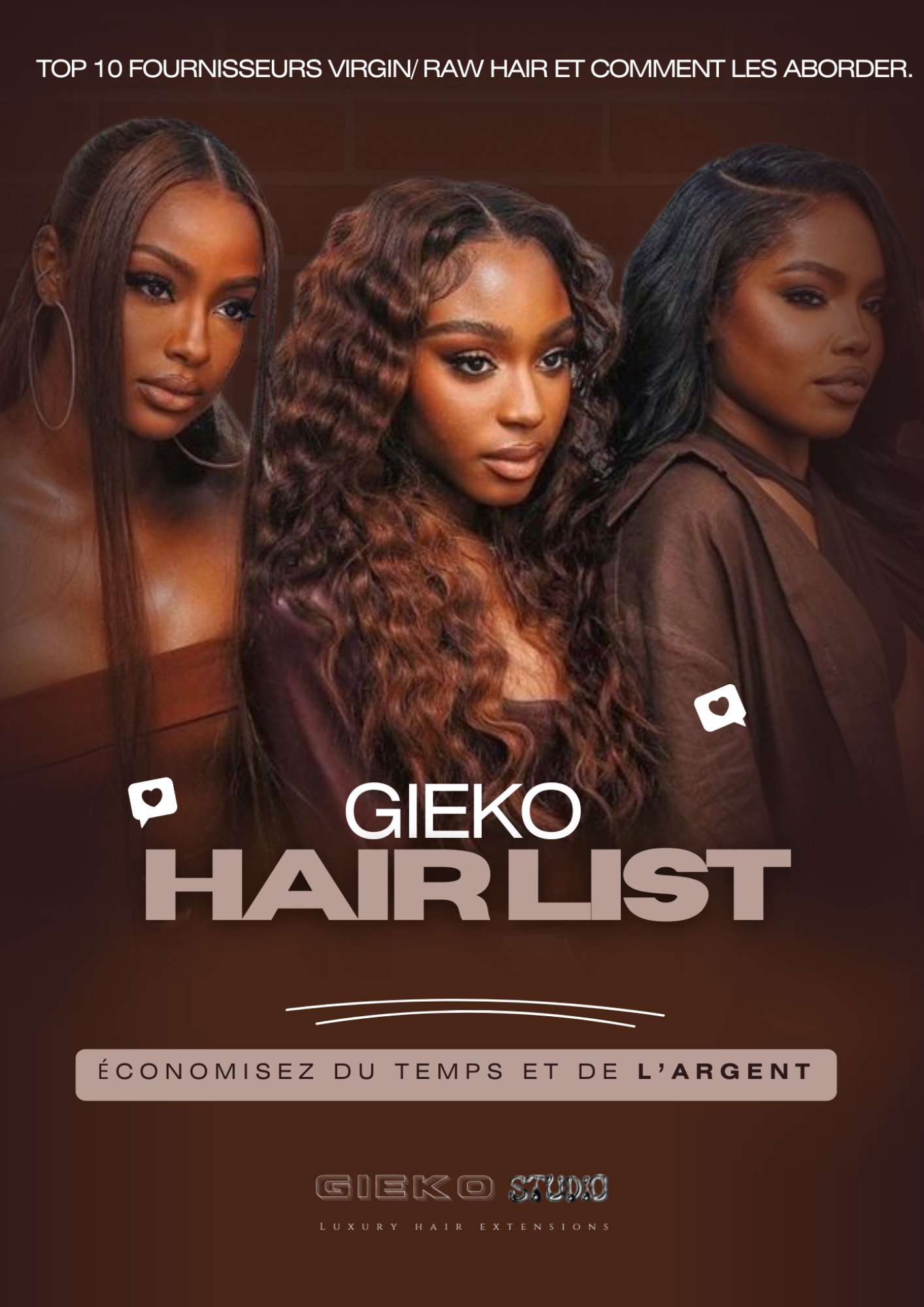 E-book Fournisseurs Raw Hair/Virgin Hair “GIEKO HAIR LIST”
