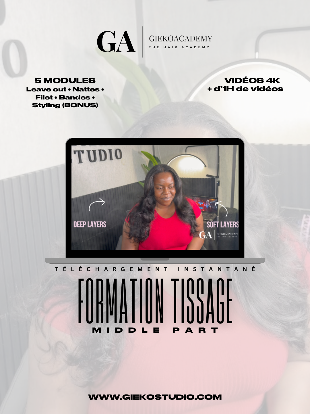 FORMATION TISSAGE MIDDLE PART - Vidéos + PDF à télécharger