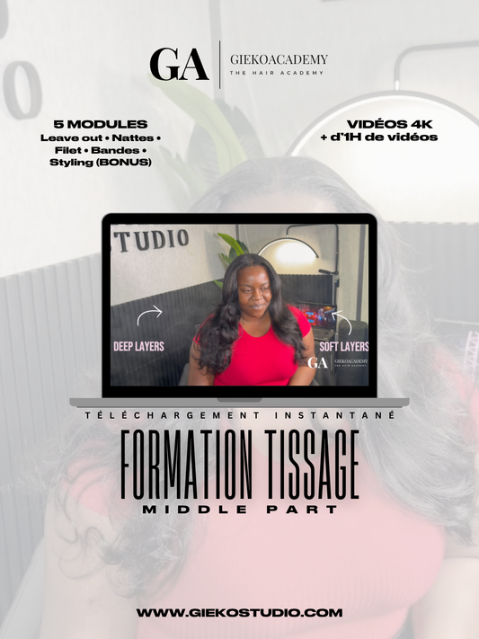 FORMATION TISSAGE MIDDLE PART - Vidéos + PDF à télécharger